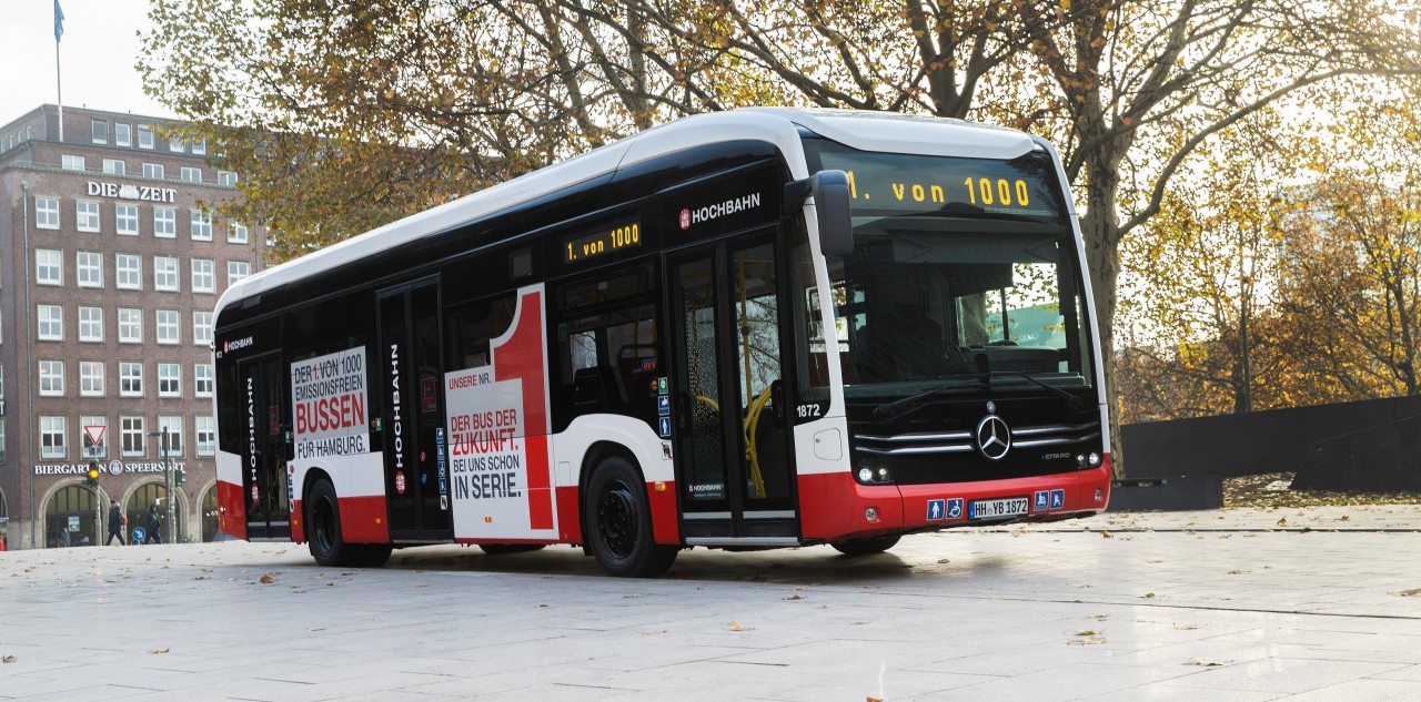 Mercedes-Benz произвел поставку своего первого электрического автобуса eCitaro