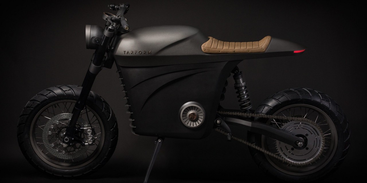 Новый американский стартап Tarform Motorcycles представляет свой первый электрический мотоцикл